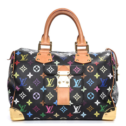 Louis Vuitton Monogram Multicolor Speedy 30 Black 1 of 7