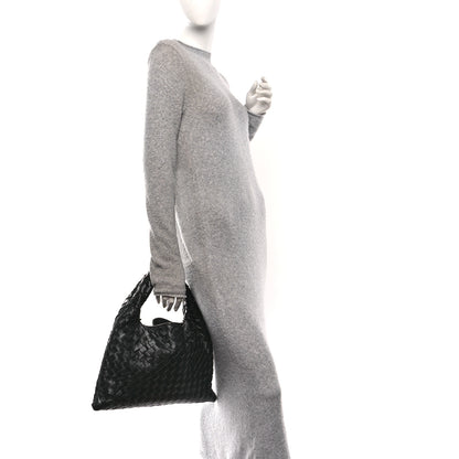 Bottega Veneta Calfskin Intrecciato Small Hop Black 2 of 10