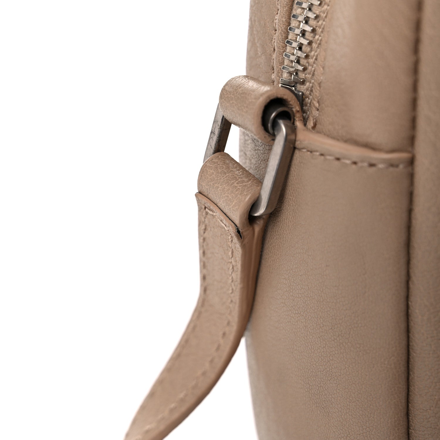 Saint Laurent Lambskin Monogram Small Lou Camera Bag Dark Beige 12 of 14