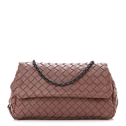 Bottega Veneta Nappa Intrecciato Small Chain Crossbody Dusty Rose 1 of 18