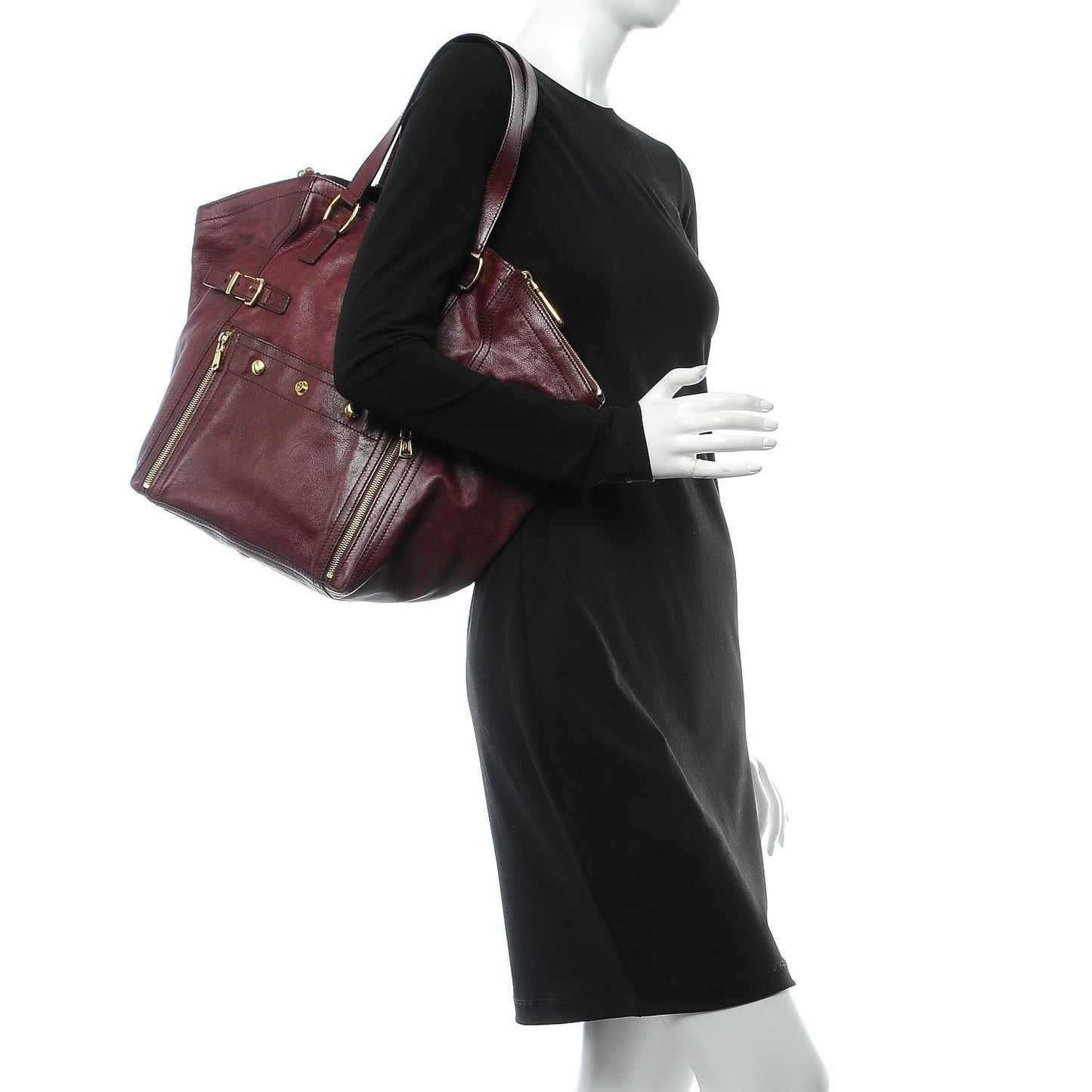 Calfskin Small Downtown Bordeaux
