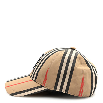 Burberry Cotton Vintage Check Monogram Baseball Hat XS Archive Beige 5 of 8