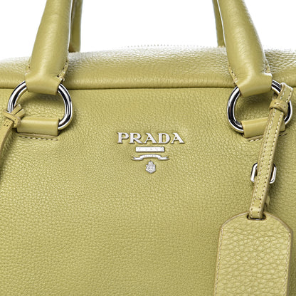 Prada Vitello Daino Satchel Cedro 13 of 13