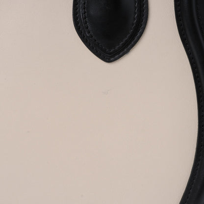 Celine Sleek Calfskin Micro Bi-Color Luggage Black Beige 11 of 12