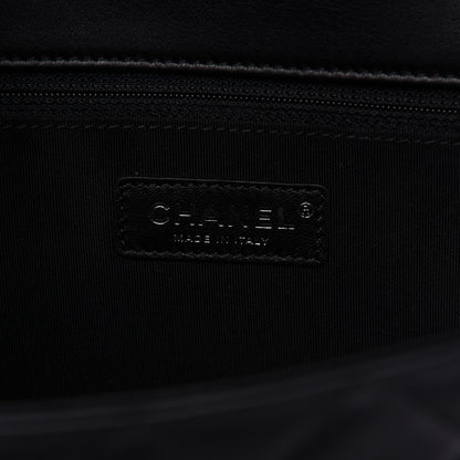 Chanel Lambskin Quilted Jumbo Cuba Color Flap Black 8 of 10