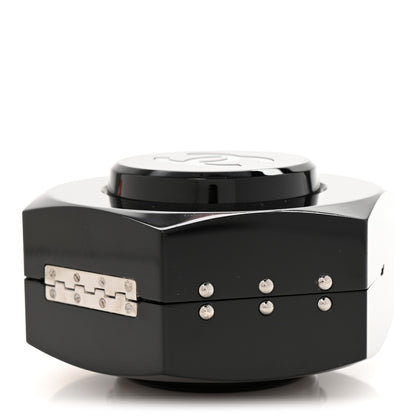 Chanel Plexiglass Octagon CC Minaudiere Clutch Black 10 of 11