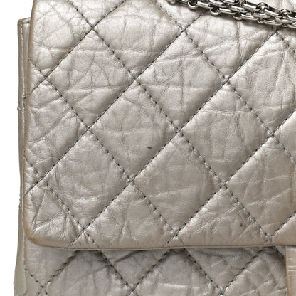 Chanel Metallic Aged Calfskin Quilted 2.55 Reissue 227 Flap Grey 14 of 16