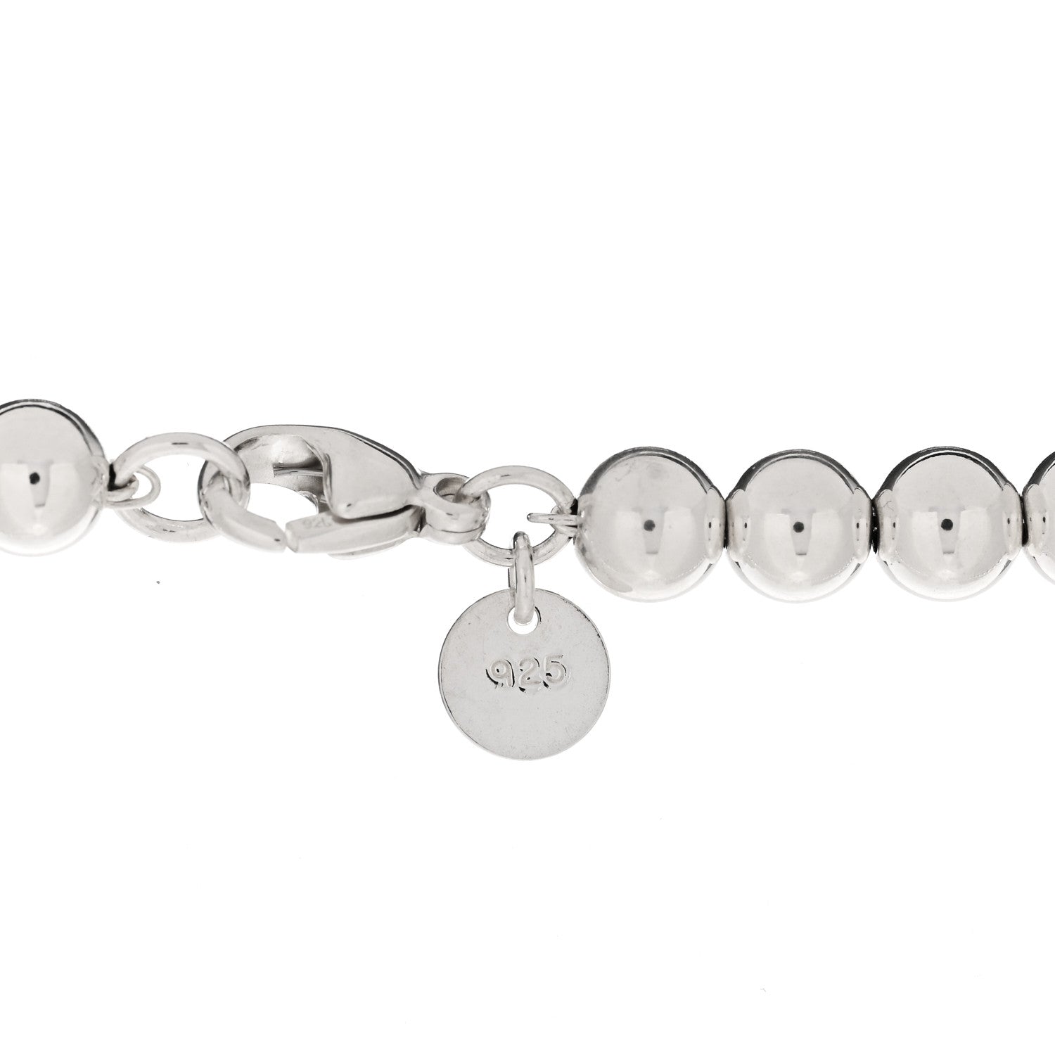 Tiffany Sterling Silver HardWear Graduated Ball Necklace 5 of 5
