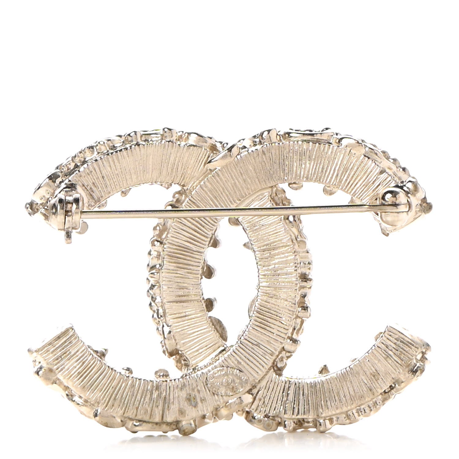 Chanel Enamel CC Baroque Brooch Black Gold 3 of 6