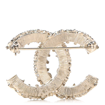 Chanel Enamel CC Baroque Brooch Black Gold 3 of 6