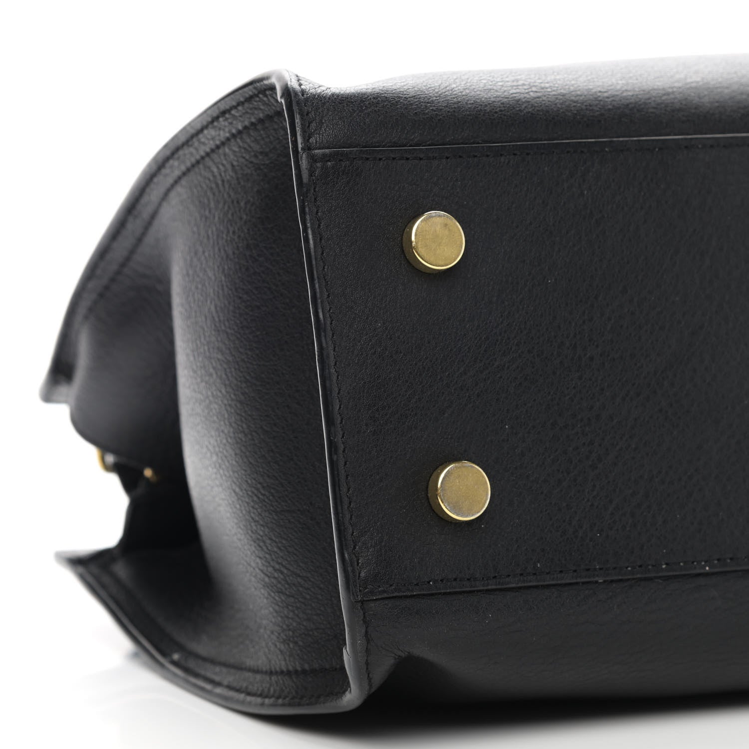 Saint Laurent Calfskin Monogram Baby Downtown Cabas Black 9 of 12