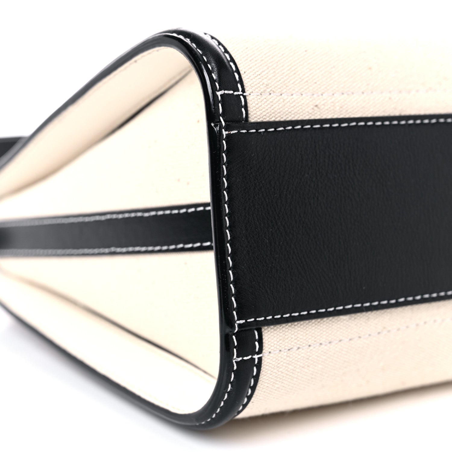 Alexander McQueen Canvas The Short Story Crossbody Beige Black 8 of 12