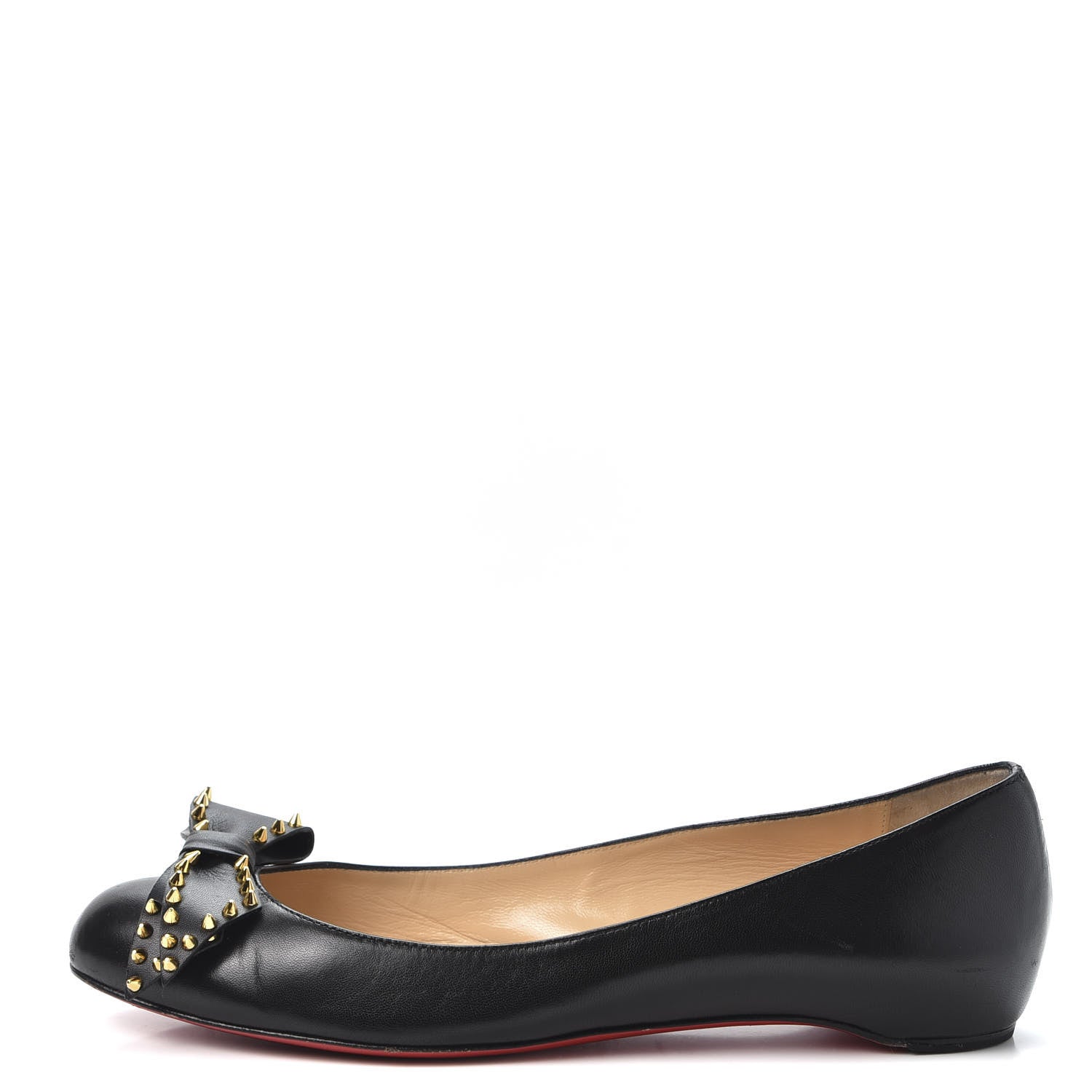 Christian Louboutin Nappa Ballalarina Flats 38 Black 1 of 10