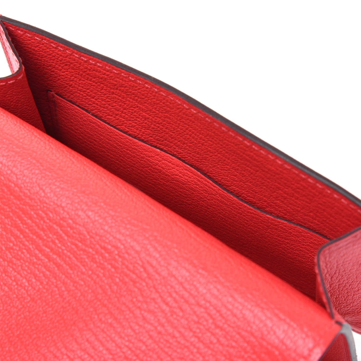 Hermes Chevre Mysore Roulis Slim Wallet Rose Texas 8 of 13