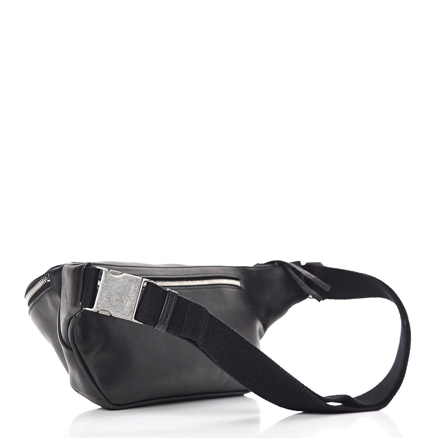 Saint Laurent Calfskin Belt Bag Black 3 of 9