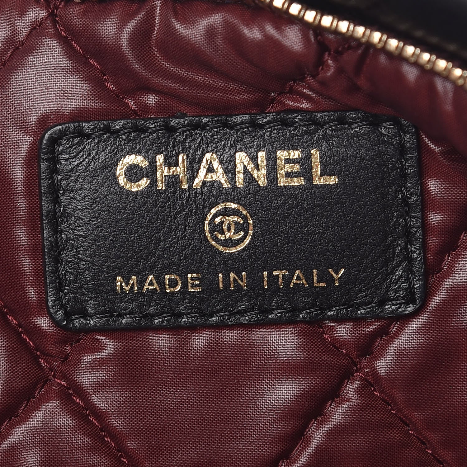 Chanel Lambskin Quilted CC Beauty Clutch Black 6 of 8