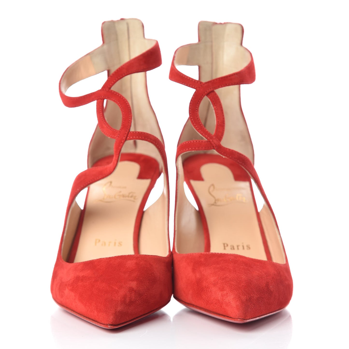 Veau Velours Rosas 85 Pumps 39 Loubi