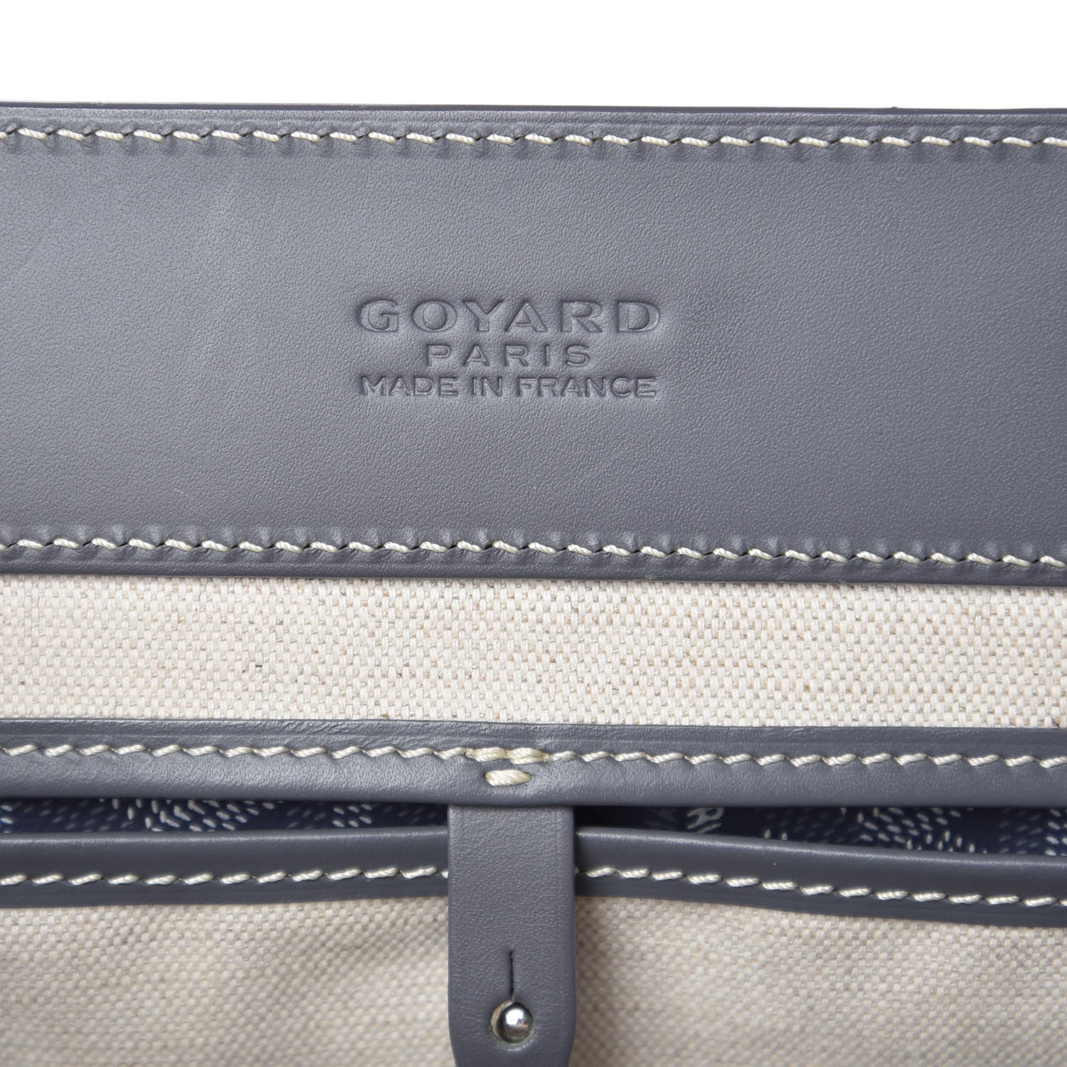 Goyard Goyardine Bellechasse GM Tote Grey 8 of 12
