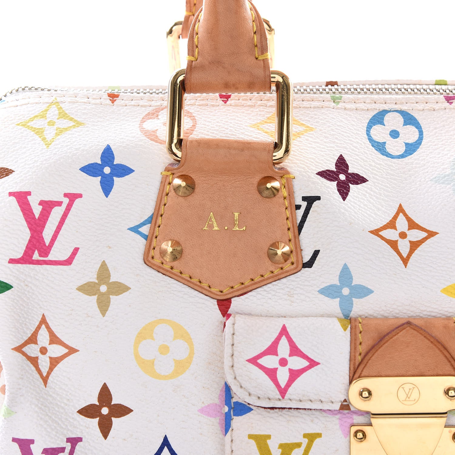 Louis Vuitton Monogram Multicolor Speedy 30 White 11 of 14