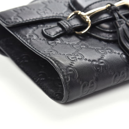Gucci Guccissima Mini Emily Shoulder Bag Black 10 of 13