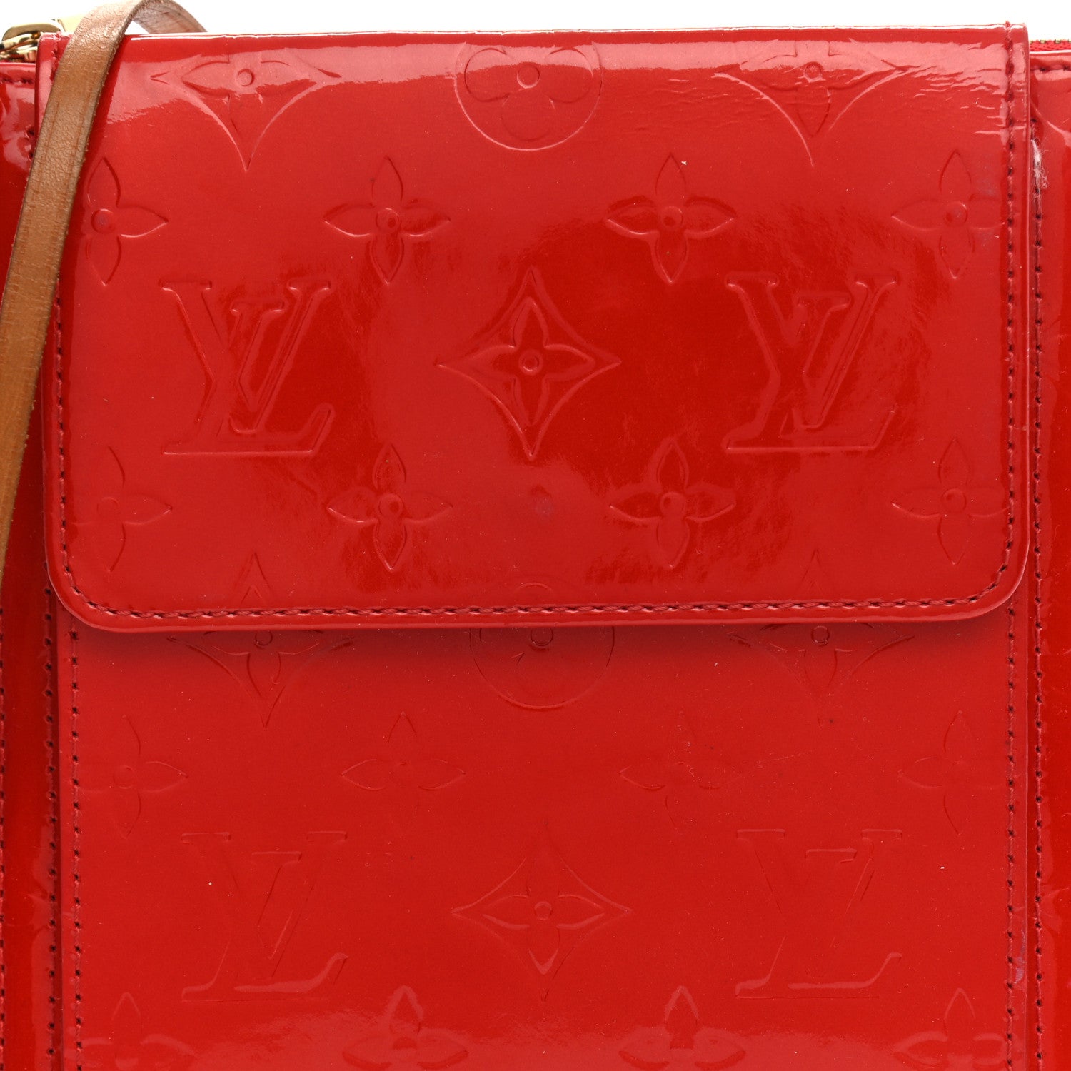 Louis Vuitton Vernis Mott Red 8 of 15