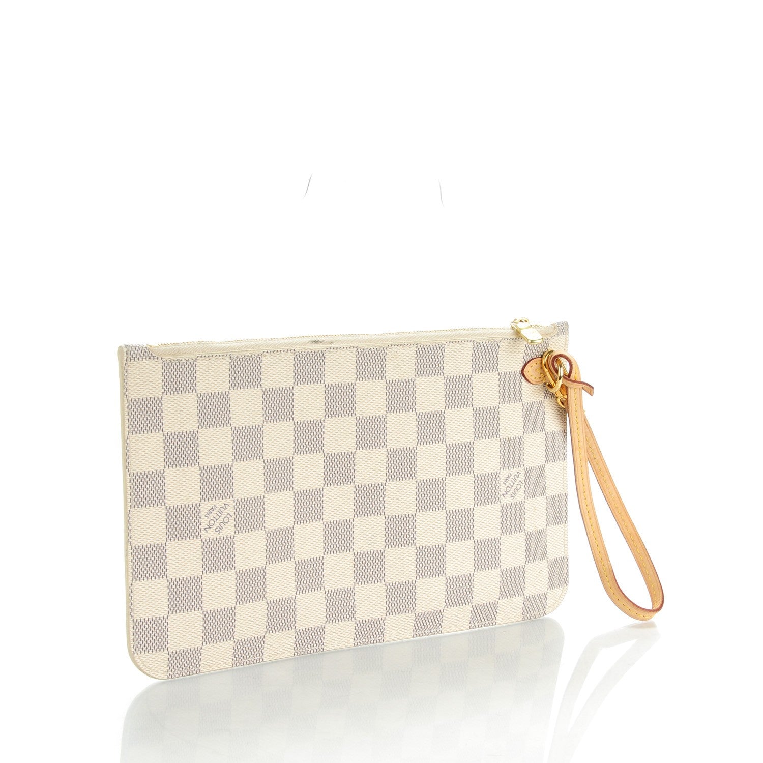 Louis Vuitton Damier Azur Neverfull MM GM Pochette 3 of 9