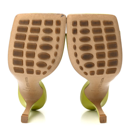 Bottega Veneta Lambskin Stretch Mule Sandals 35.5 Kiwi 5 of 9