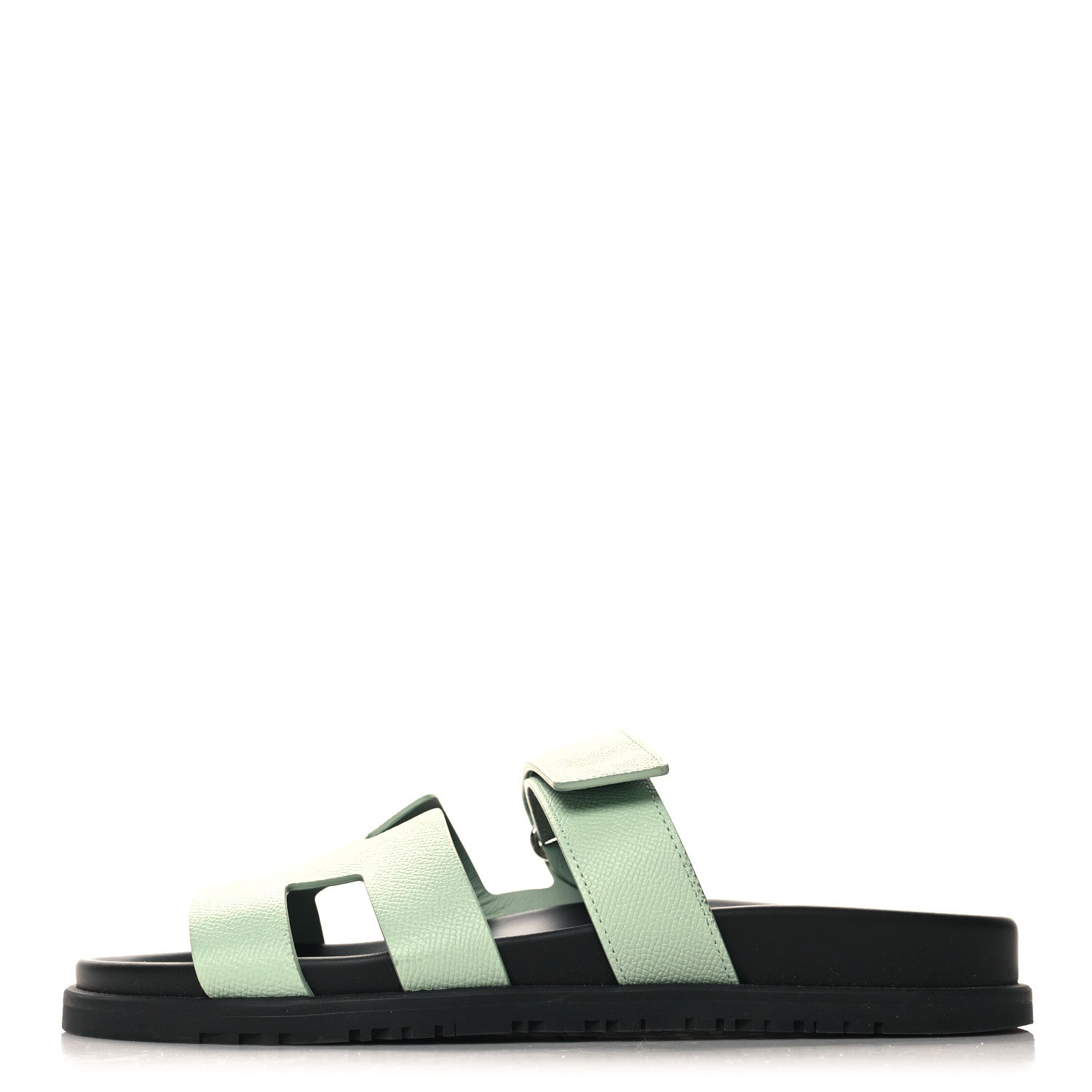 Hermes Epsom Womens Chypre Sandals 40 Vert Jade 1 of 10