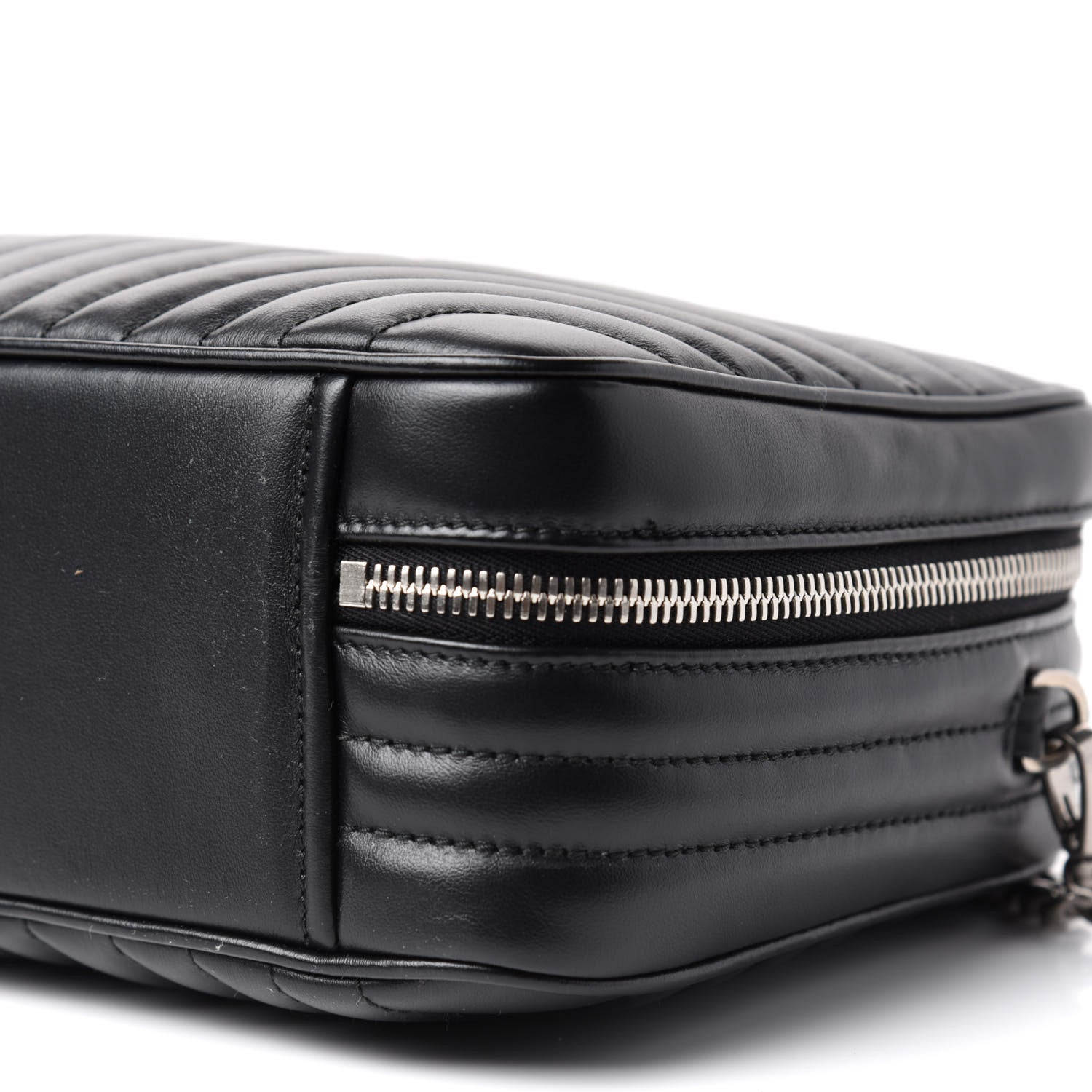 Prada Soft Calfskin Medium Diagramme Crossbody Bag Black 8 of 9
