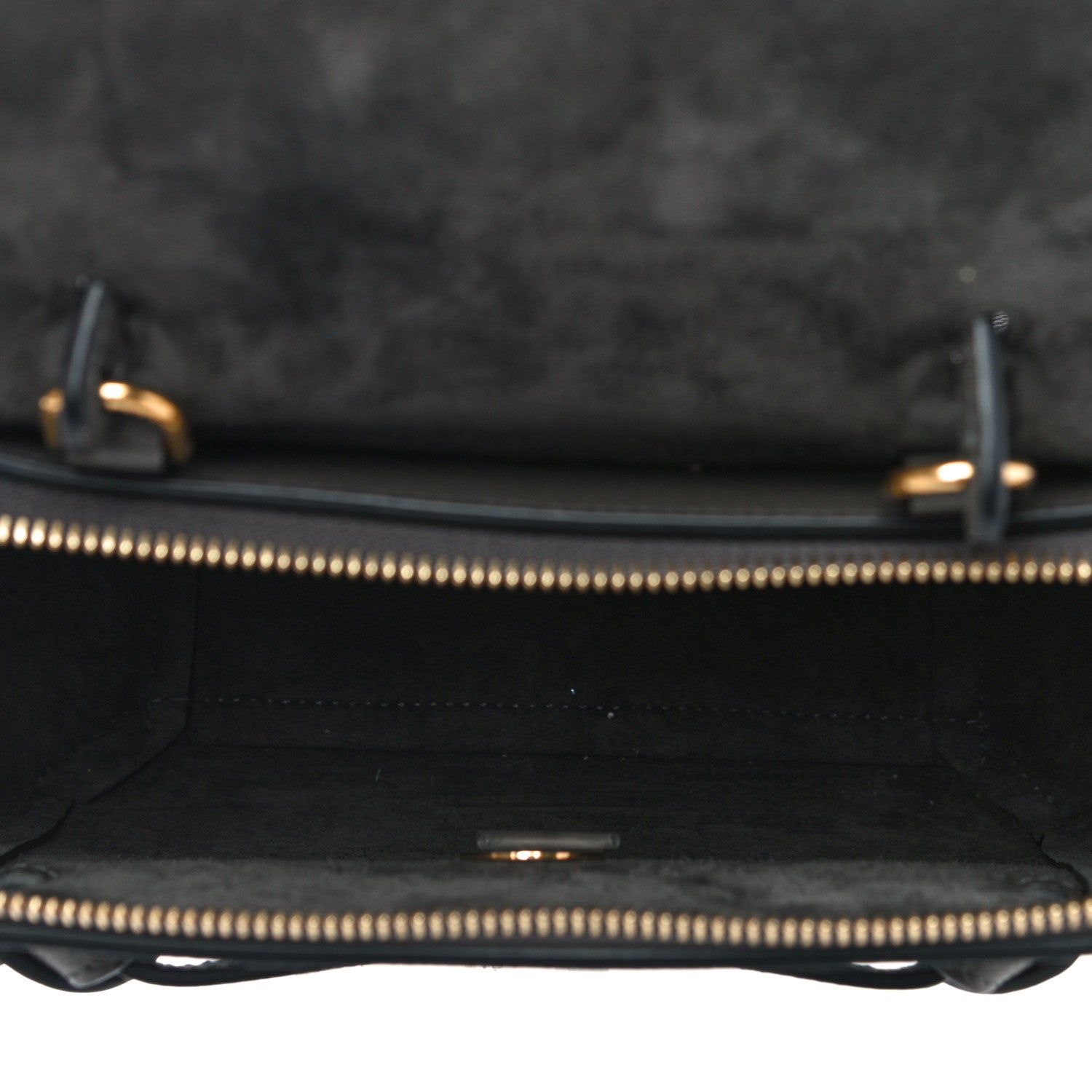 Celine Grained Calfskin Nano Belt Bag Grey 7 of 11