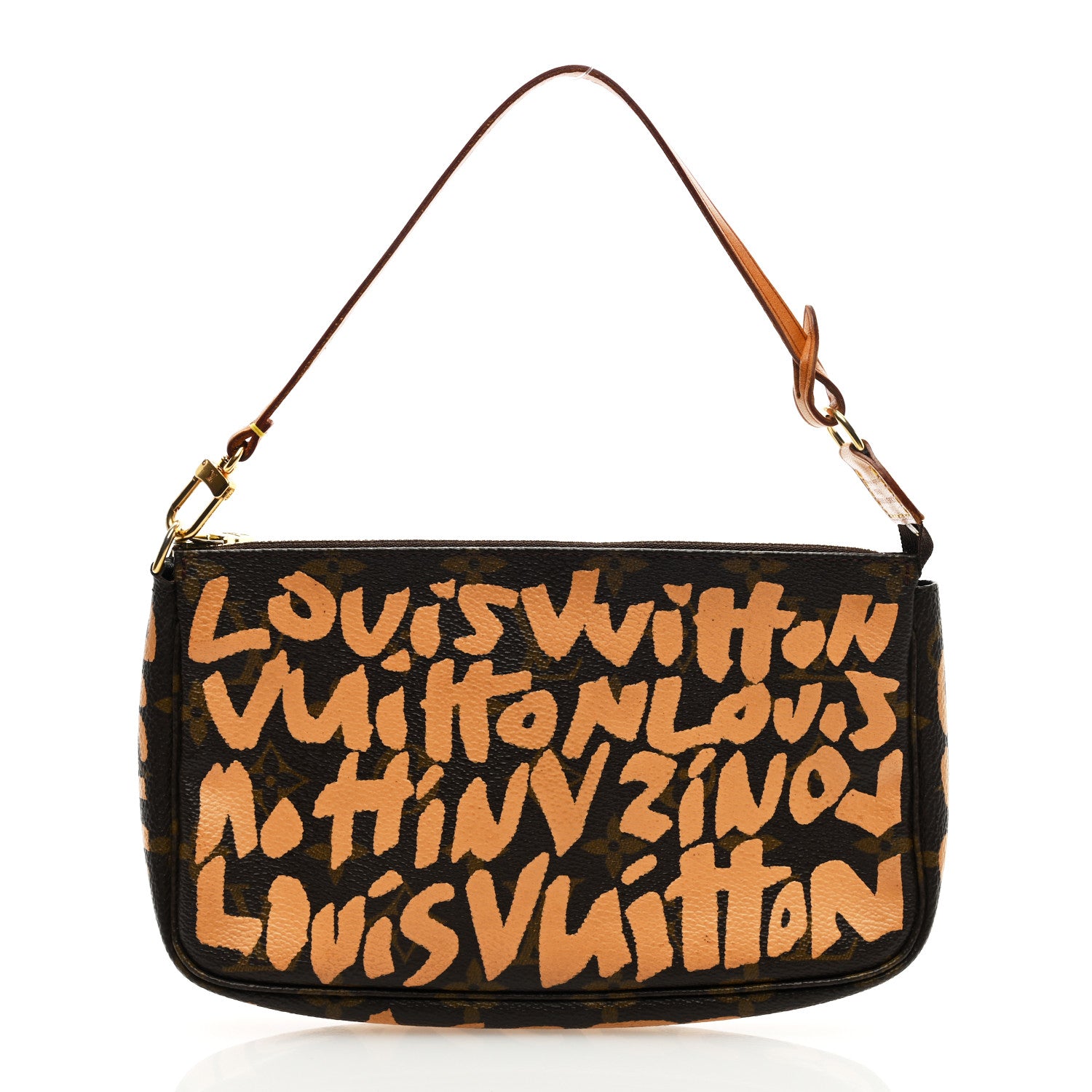 Louis Vuitton Monogram Graffiti Pochette Accessories Peach 1 of 8