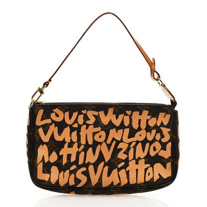 Louis Vuitton Monogram Graffiti Pochette Accessories Peach 1 of 8
