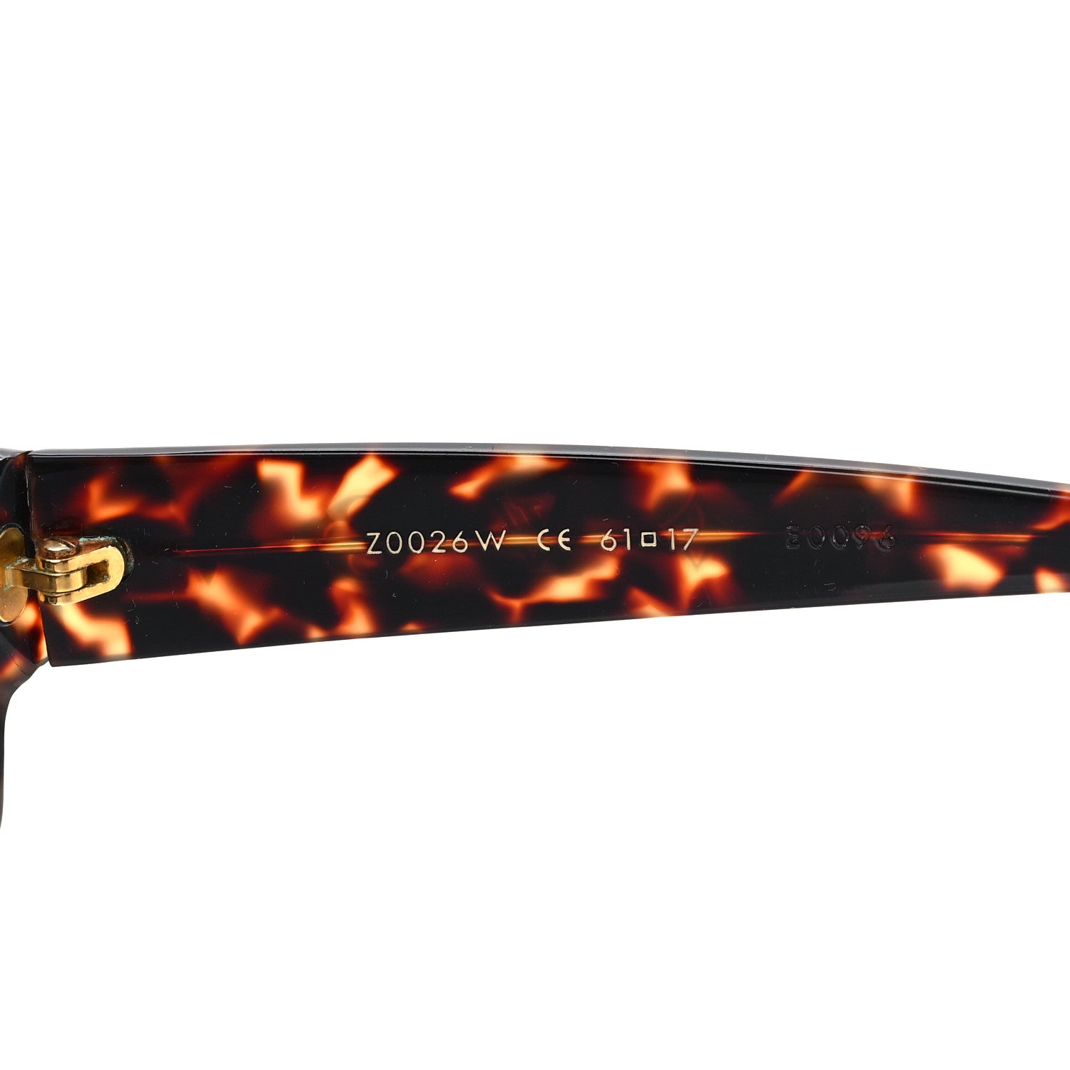 Louis Vuitton Dark Tortoise Obsession Carre Landscape Sunglasses 5 of 6