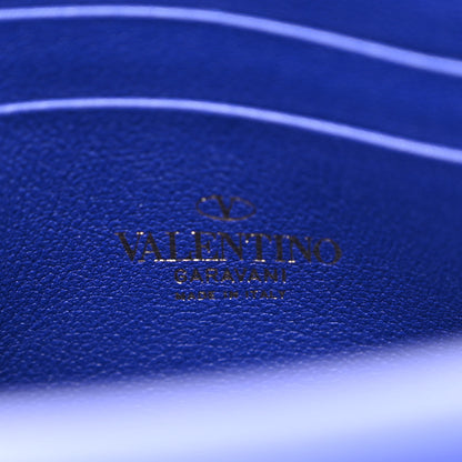 Valentino Garavani Calfskin VLogo Crossbody Blue 6 of 11
