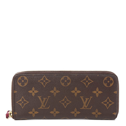 Louis Vuitton Monogram Clemence Wallet Fuchsia 1 of 7