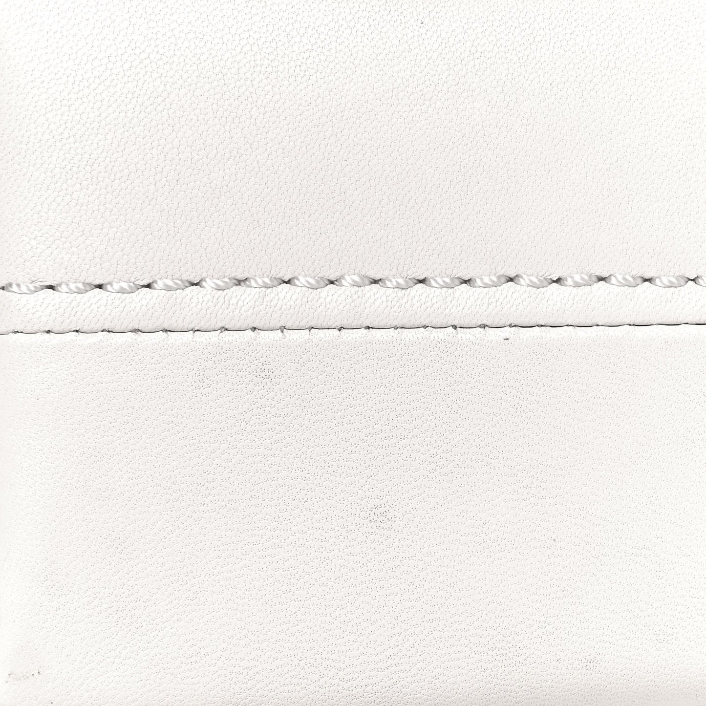 Calfskin Alix Soft Flap Clutch White