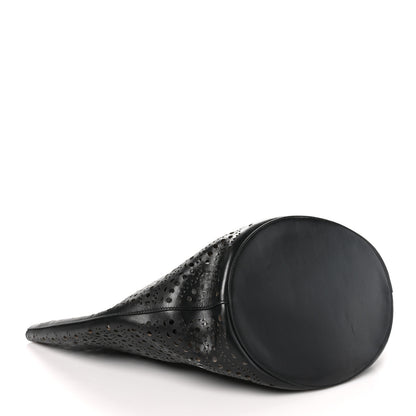 Alaia Calfskin Laser Cut Tote Black 5 of 11