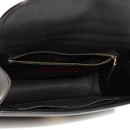 Valentino Garavani Vitello Medium Glam Lock Rockstud Flap Black 5 of 7