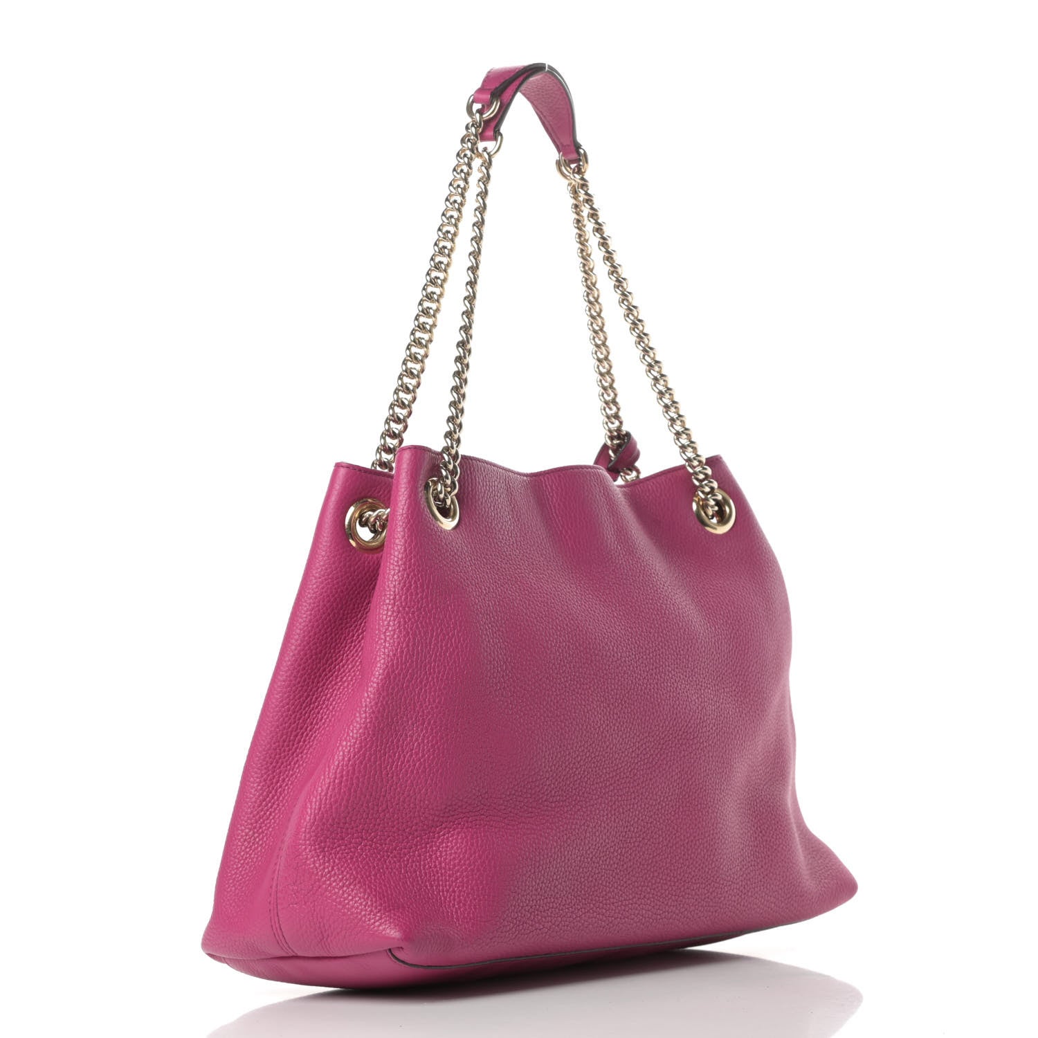 Gucci Cellarius Calfskin Medium Soho Chain Shoulder Bag Bright Bouganville 3 of 19