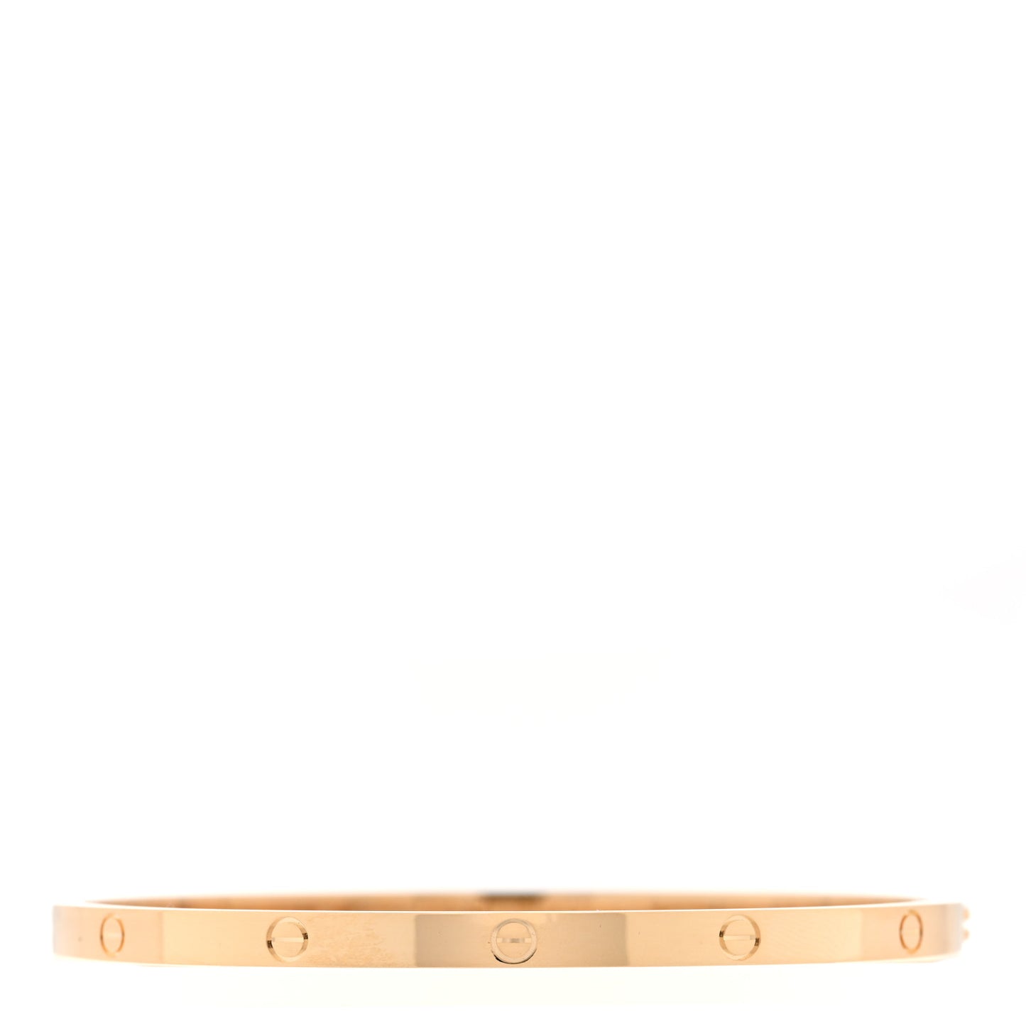 18K Yellow Gold Small LOVE Bracelet 17