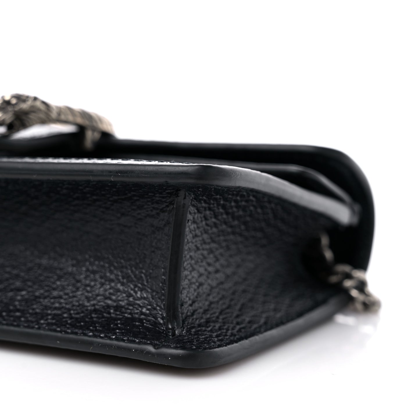 GG Supreme Monogram Textured Dollar Calfskin Super Mini Dionysus Shoulder Bag Beige Blue
