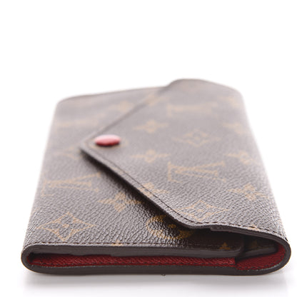 Louis Vuitton Monogram Josephine Wallet Red 10 of 10
