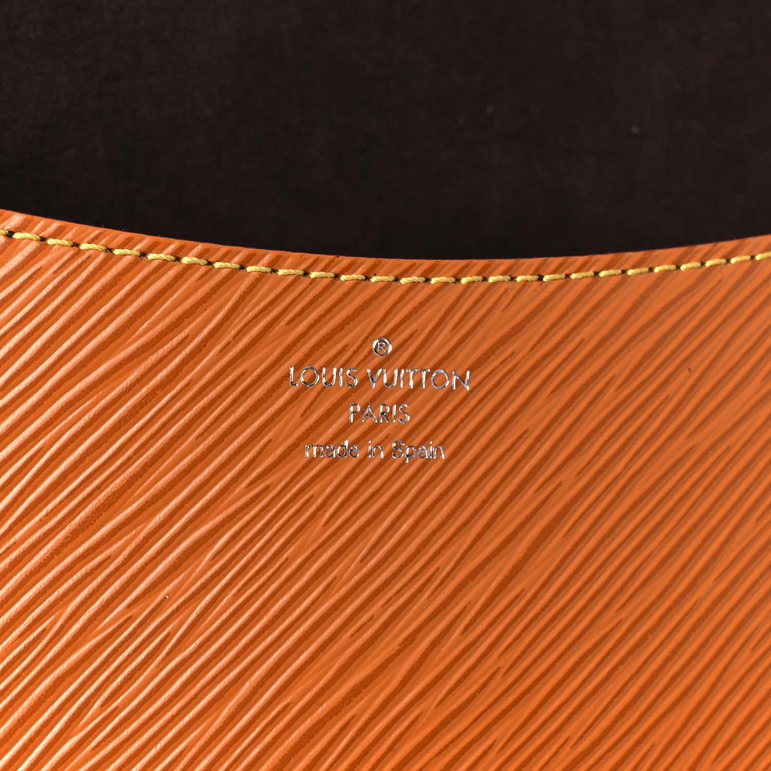 Louis Vuitton Epi Buci Crossbody Gold Honey 6 of 9