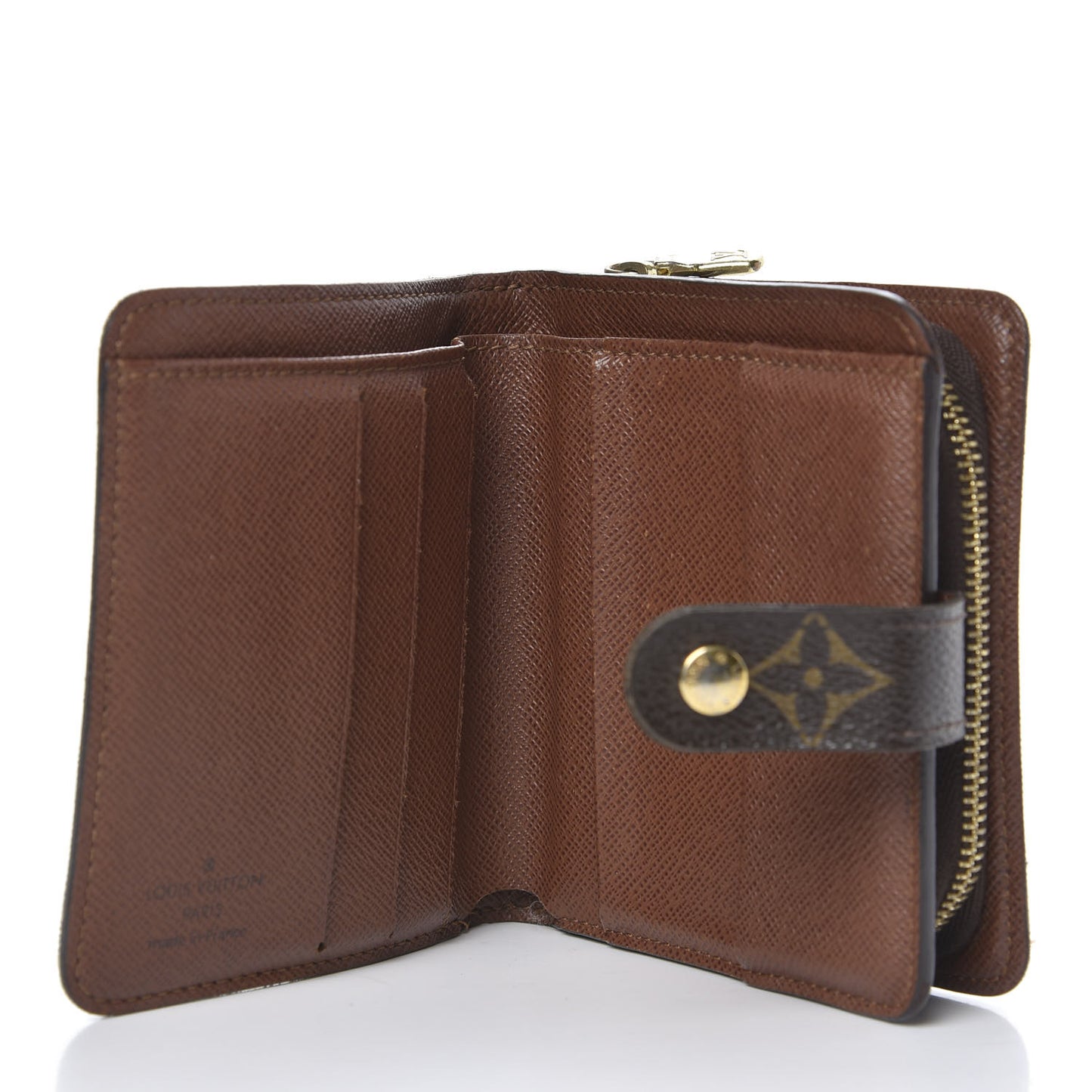 Monogram Compact Zippe Zipped Wallet