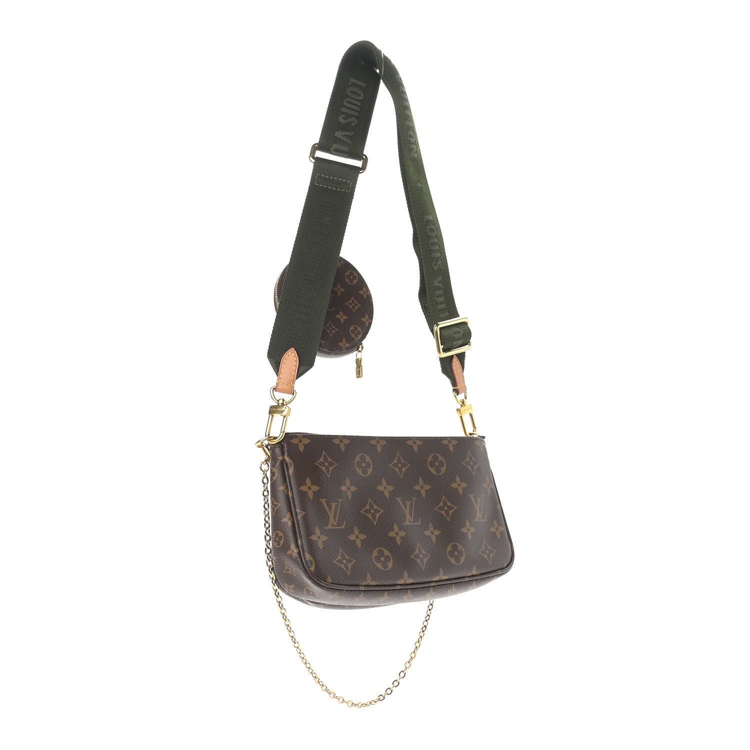 Louis Vuitton Monogram Multi Pochette Accessories Kaki 3 of 11