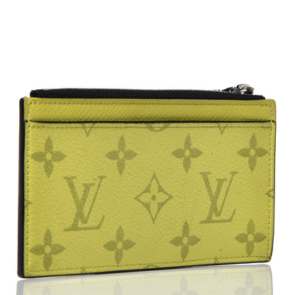 Louis Vuitton Monogram Taiga Coin Card Holder Yellow 3 of 7
