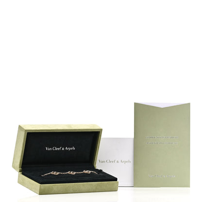 Van Cleef & Arpels 18K Yellow Gold 5 Motifs Guilloche Vintage Alhambra Bracelet 5 of 5