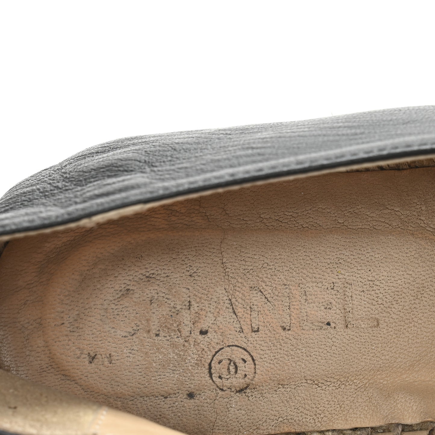 Lambskin CC Espadrilles 40 Black