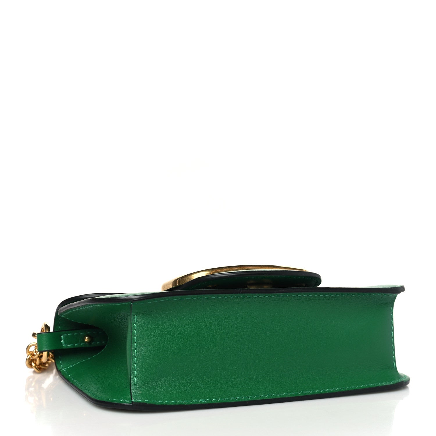 Valentino Garavani Calfskin Vlogo Small Loco Shoulder Bag Gea Green 4 of 9