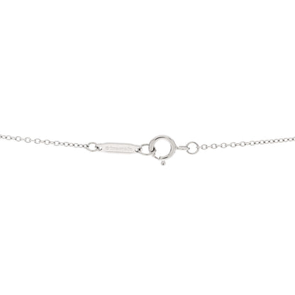 Tiffany 18K White Gold Diamond Metro Cross Pendant Necklace 5 of 6